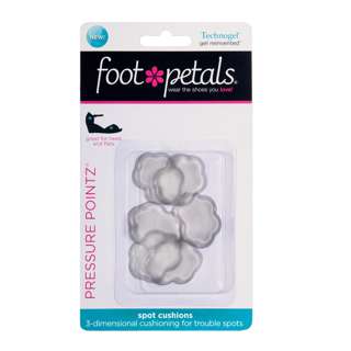 Foot Petals Spot Dot Gel Cushions 6 pcs - Clear