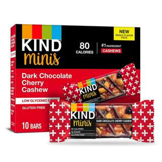 KIND Dark Chocolate & Cherry Cashew Mini Bars KIND Dark Chocolate & Cherry Cashew Mini Bars