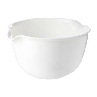 Inomata White Plastic Mixing Bowl Inomata White Plastic Mixing Bowl