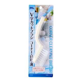 PAL Collection Corner Cleaning Brush With White Handle