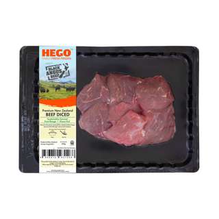 Hego Black Angus Beef Diced (Chilled)