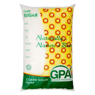 GPA Sugar - 100% Natural Coarse Cane Sugar GPA Sugar - 100% Natural Coarse Cane Sugar