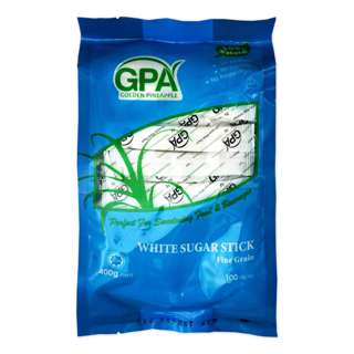 GPA Sugar - 100% Natural White Sugar Sticks ( 4g x 100s ) GPA Sugar - 100% Natural White Sugar Sticks ( 4g x 100s )