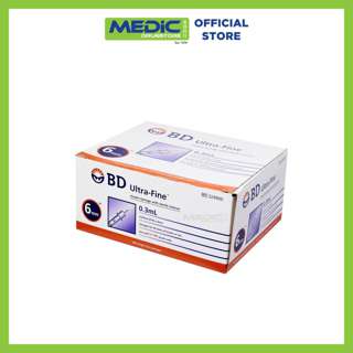 BD Ultra-Fine Insulin Syringe 0.3mL 0.25mm (31G) x 6mm