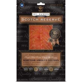 ST JAMES Scottish Smoked Salmon Whiskey & Honey ST JAMES Scottish Smoked Salmon Whiskey & Honey