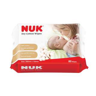 NUK Dry Cotton Wipes (80s)