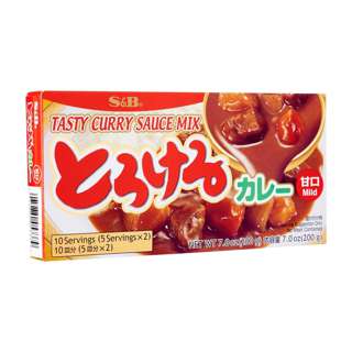 S&B Torokeru Amakuchi Curry Sauce Mix - Mild - Kirei