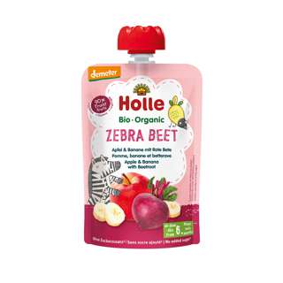 Holle Zebra Beet - Apple & Banana with Beetroot