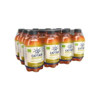 The GUTsy Captain Pineapple & Peach Kombucha