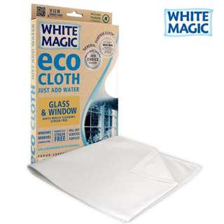 White Magic Eco Cloth Window and Glass