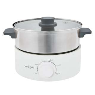 Aerogaz AZ-2021MG 2 In 1 Mini Cooker with Grill Plate