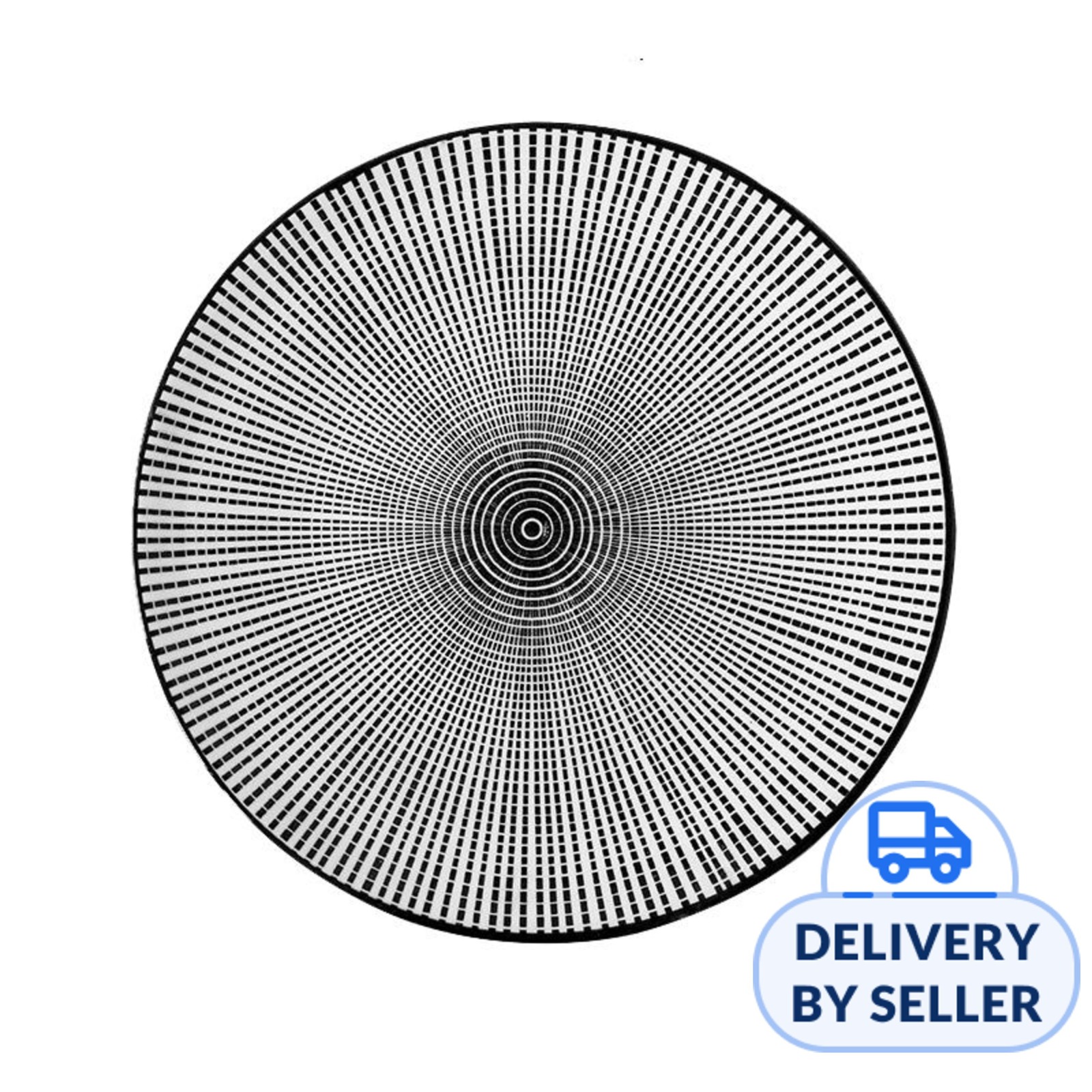 Table Matters Scattered Lines - 10.5 Inch Dinner Plate