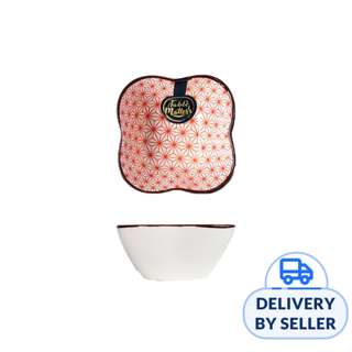 Table Matters Starry Red - Flower Shaped Saucer