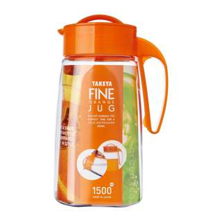 Takeya Acrylic Fine Jug (Orange) 1.5L Takeya Acrylic Fine Jug (Orange) 1.5L