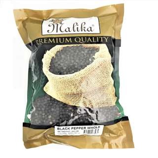 Malika Black Pepper Whole 500G -- By Dashmesh