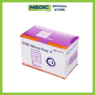 BD Micro-Fine Pen Needles 0.25mm (31G) x 5mm 100S REF 320470