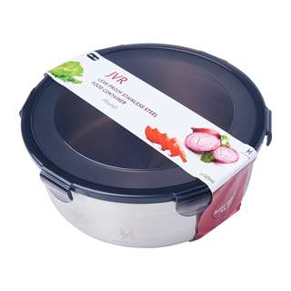 JVR Stainless Steel Food Container 1830ml Round