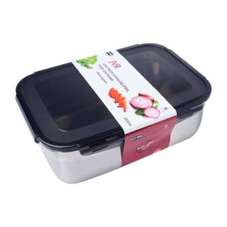 JVR Stainless Steel Food Container 2850ml Rectangular