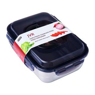 JVR Stainless Steel Food Container 1310mL Dome Handy