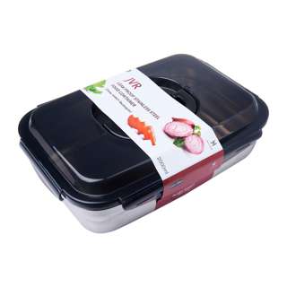 JVR Stainless Steel Food Container 2000ml Dome Handy