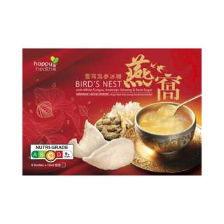 Happy Health White Fungus Ginseng Bird's Nest And Rock Sugar