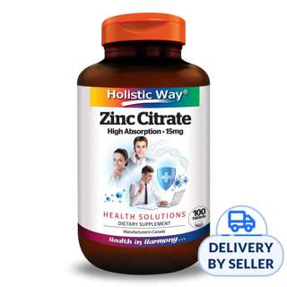 Holistic Way Zinc Citrate High Absorption 15mg