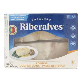 Riberalves Bacalhau Cured Cod Fish Loins (2s) - Desalted