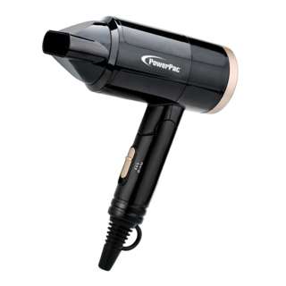 POWERPAC Hair Dryer Foldable with 2 Speed Selector (PPH2200)
