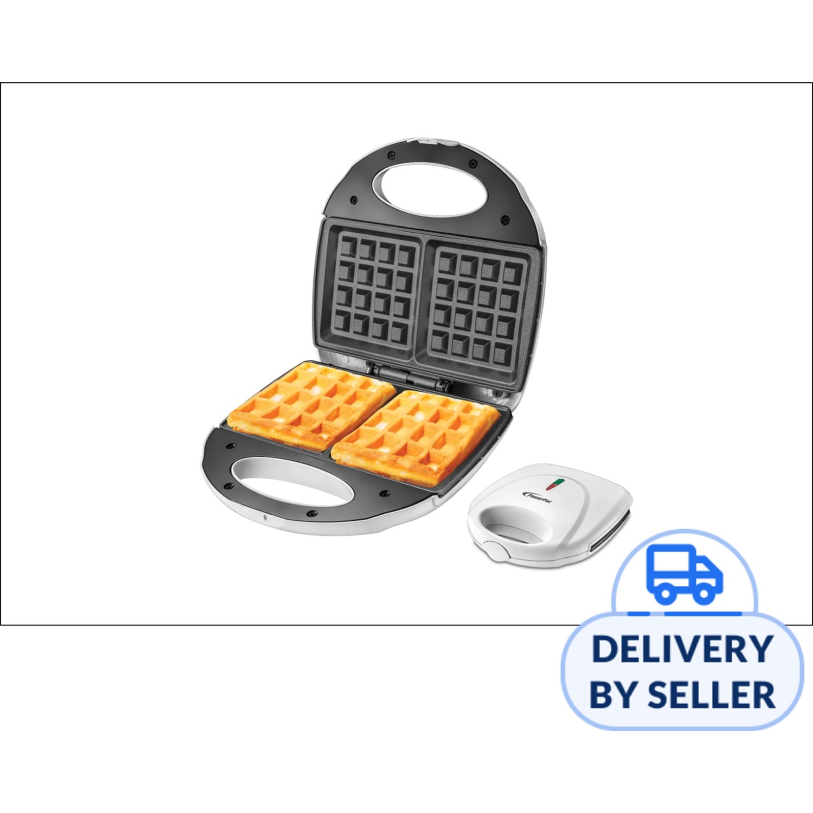 POWERPAC (PPT252) Double-sided Heating Electric Waffle maker