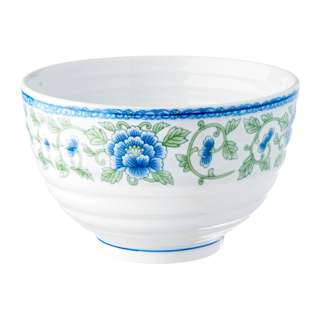 Cheng's Porcelain Rice Bowl 5" (Blue Flowers Design) 6Pcs Cheng's Porcelain Rice Bowl 5" (Blue Flowers Design) 6Pcs