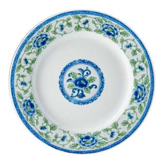 Cheng's Porcelain Shallow Plate 8" (Blue Flowers Design) 6Pcs Cheng's Porcelain Shallow Plate 8" (Blue Flowers Design) 6Pcs
