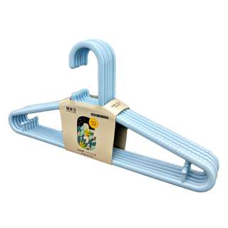 KJB Weishi Plastic Anti-Slip Hangers (Blue)