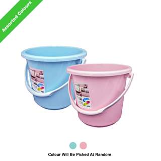 KJB Plastic Pail 8L (Assorted Colours)