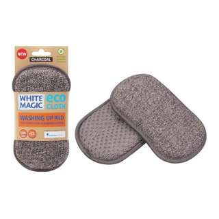 White Magic Washing Up Pad Charcoal
