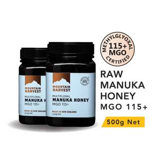 Mountain Harvest Manuka Honey MGO 115+ (Bundle of 2) Mountain Harvest Manuka Honey MGO 115+ (Bundle of 2)