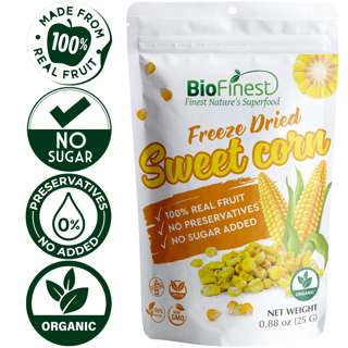 Biofinest Freeze-Dried Sweet Corn Snack Organic Fruit No Suga