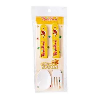 Mido Melamine Spoon/Fork Set (Red Hood - Yellow)