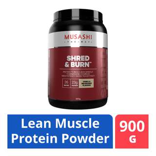 Musashi Shred & Burn Lean Muscle Protein Powder - Vanilla