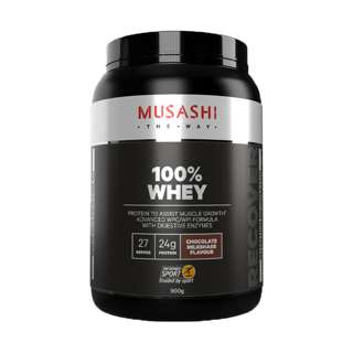 Musashi 100% Whey Protein Powder - Chocolate Musashi 100% Whey Protein Powder - Chocolate