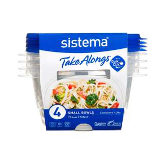 SISTEMA TakeAlongs - Small Bowl (4pc pk)