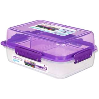 SISTEMA Lunch Stack To Go Rectangle (PURPLE)