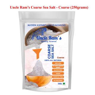 Uncle Ram's White Sea Salt - Coarse 250g
