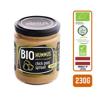 Rudolfs Organic Crunchy Hummus Vegetable Spread