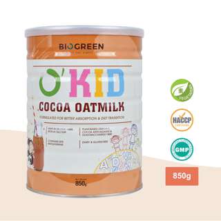 Biogreen O'Kid Cocoa Oatmilk - Antioxidant Iron