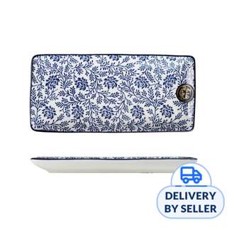 Table Matters Floral Blue - 10 inch Sushi Plate