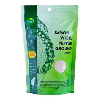GWS Sarawak White Pepper Ground (Resealable) GWS Sarawak White Pepper Ground (Resealable)