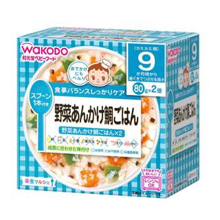 Wakodo Sea Bream And Veg Sauce Rice Porridge 2 Pack