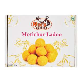 Niks Motichur Ladoo 500G -- By Dashmesh