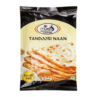 Niks Tandoori Naan (10S) 850G -- By Dashmesh
