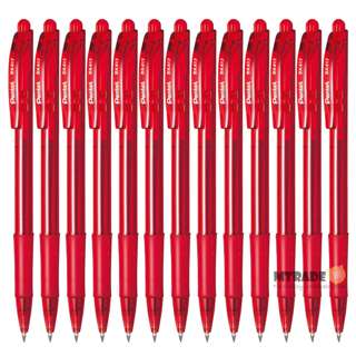 PENTEL WOW Ballpoint Pen 0.7mm BK417-B (Red Ink)